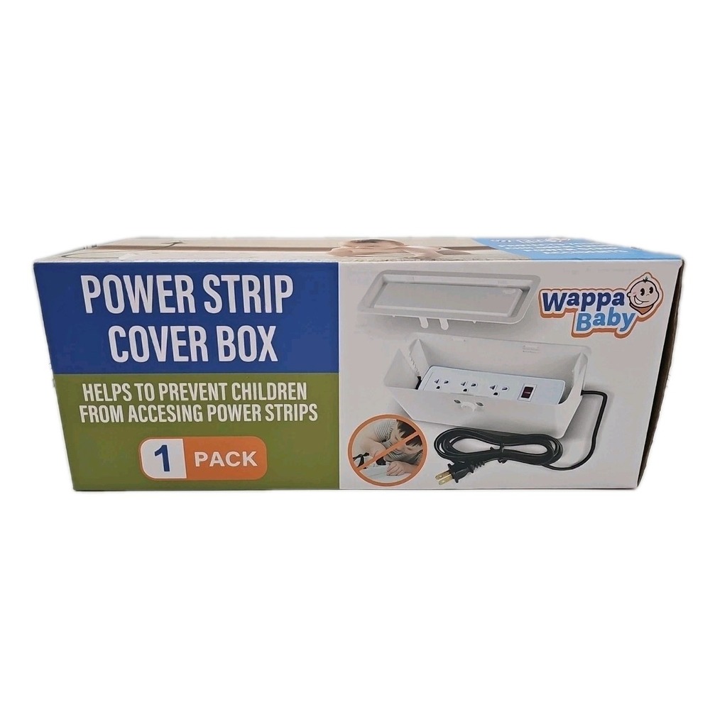 NEW!! Wappa Baby Power Strip Cover Box